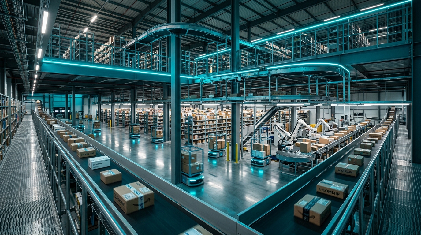 E-GEAD high-speed automated robotics fulfillment facility